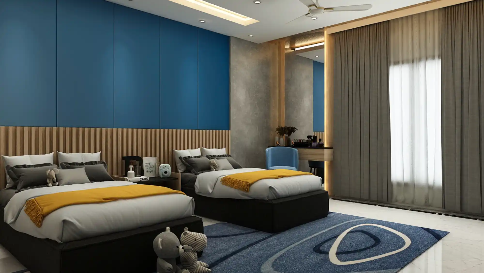 Elegant & Simple Bedroom Design in Pakistan